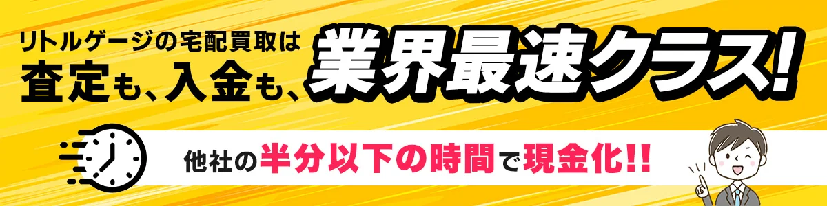 リトルゲージは宅配も最速クラス宅配
